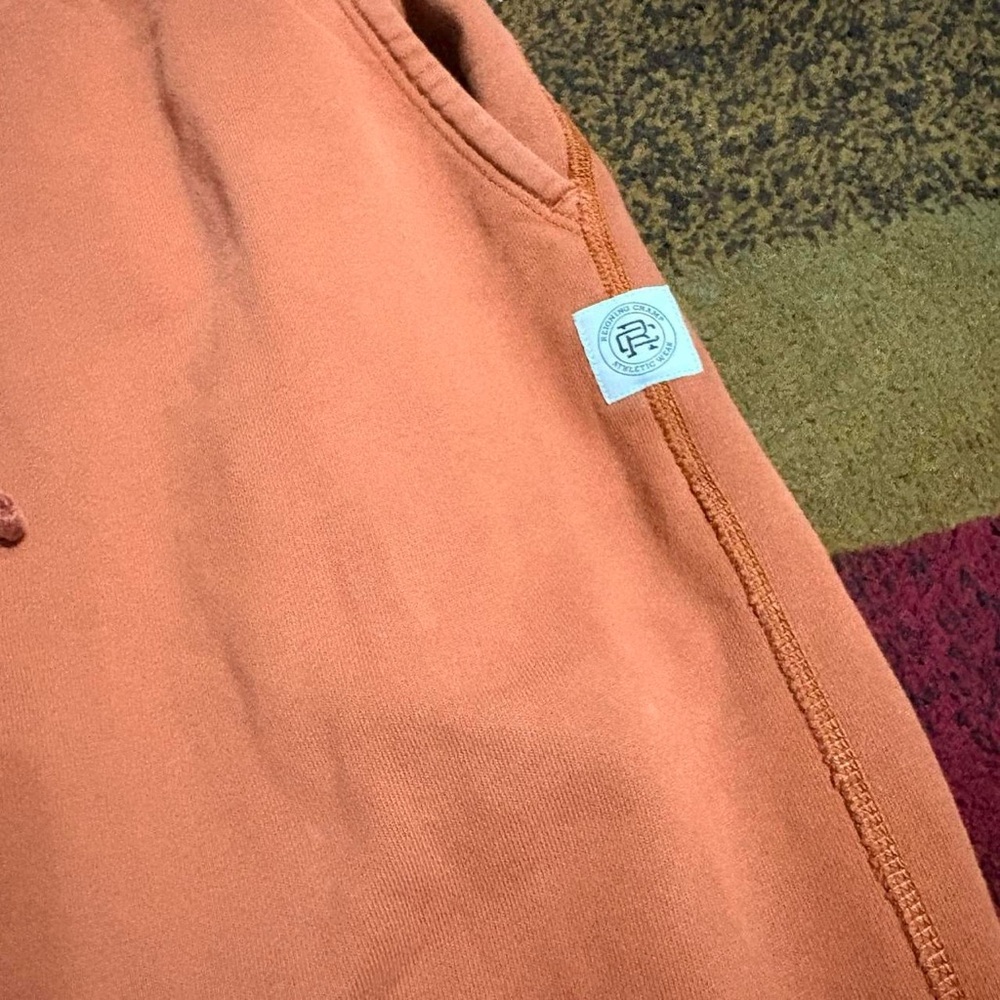 Reigning Champ Midweight Terry Sweatpants – Rust Orange - Picture 5 of 7